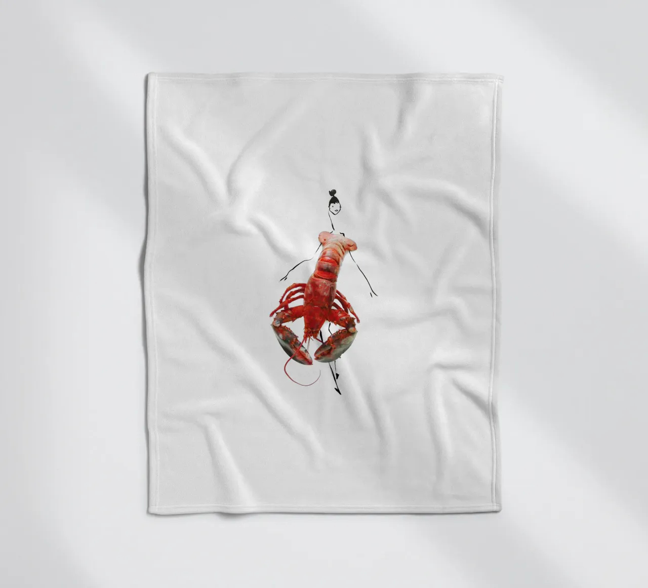 The Lobster coperta in pile da Gretchen Roehrs
