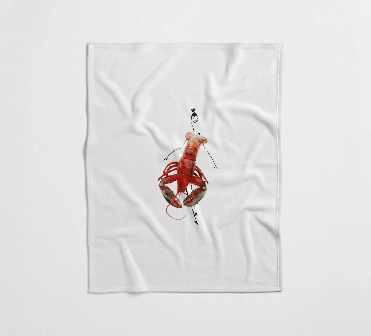 The Lobster coperta in pile da Gretchen Roehrs