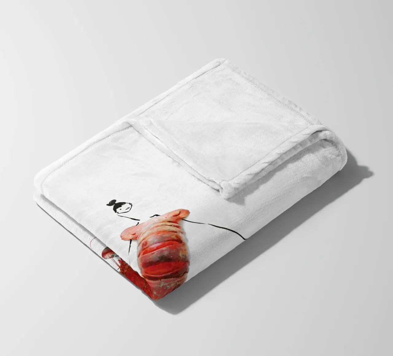 The Lobster coperta in pile da Gretchen Roehrs