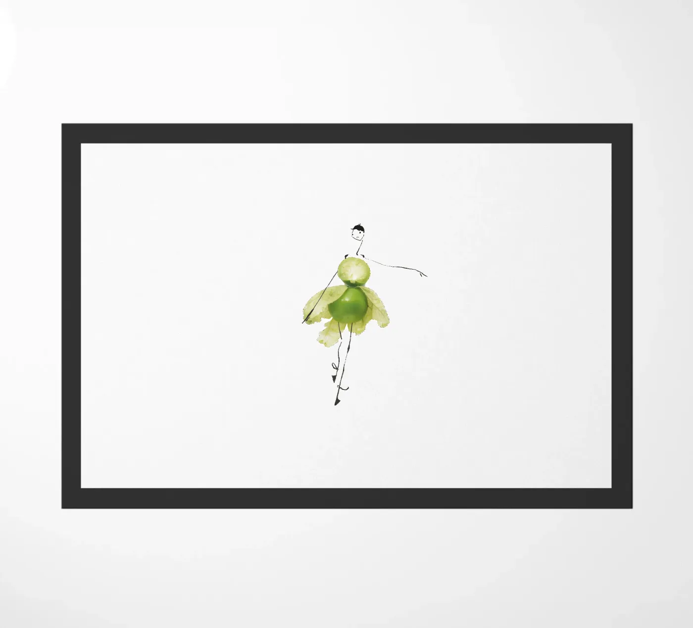 Tomatillo doormat by Gretchen Roehrs