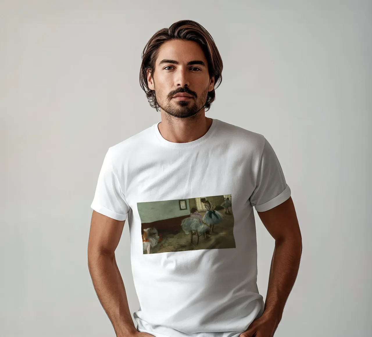 Edgar Degas - La lezione di danza, 1879 t-shirt da Timeless Artworks
