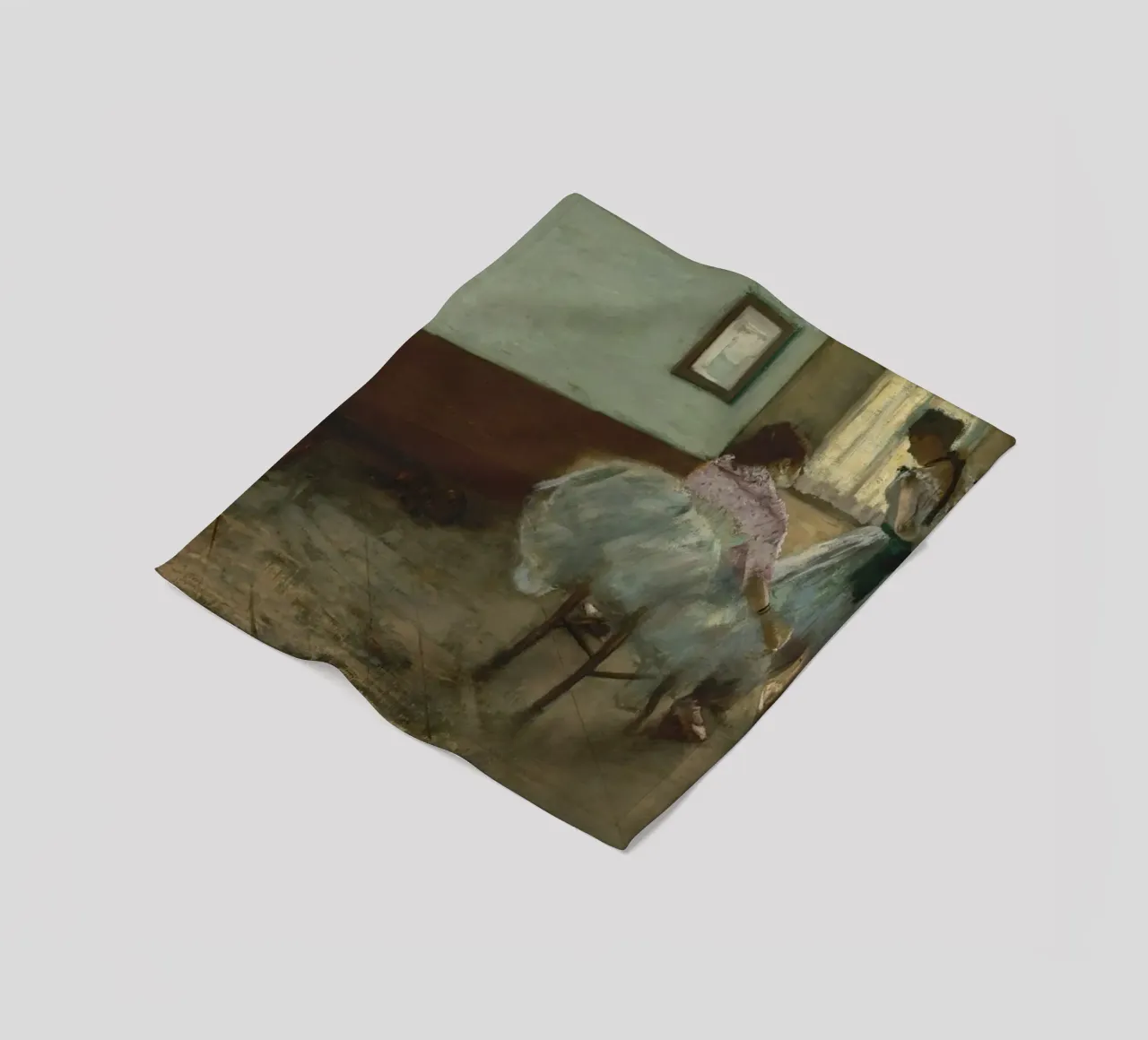 Edgar Degas - La lezione di danza, 1879 coperta in pile da Timeless Artworks