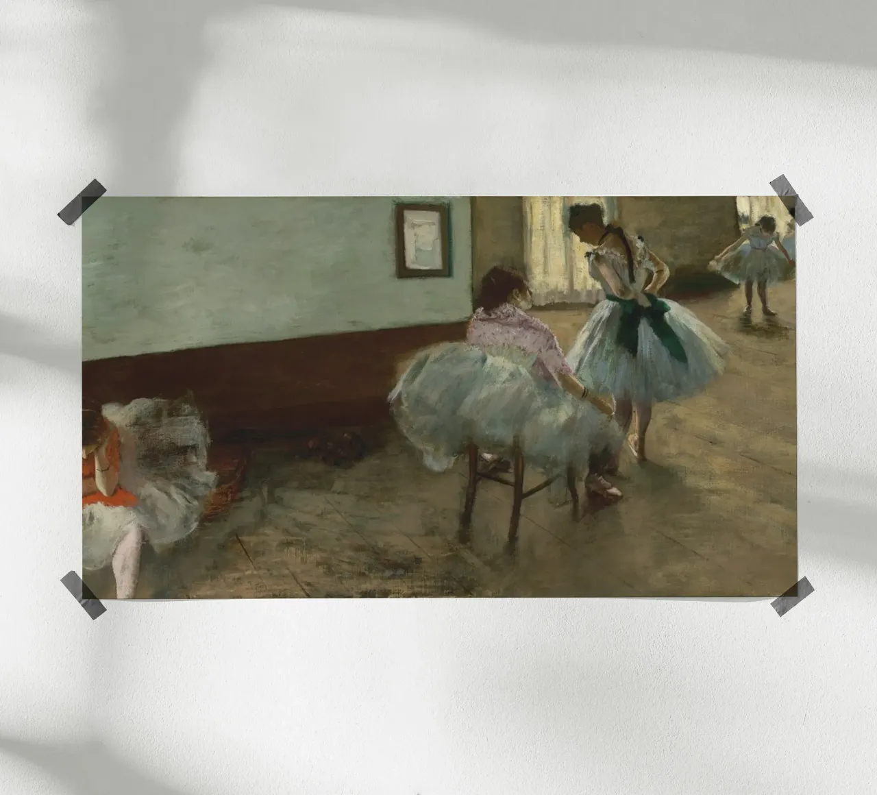 Edgar Degas - La lezione di danza, 1879 carta hahnemühle da Timeless Artworks