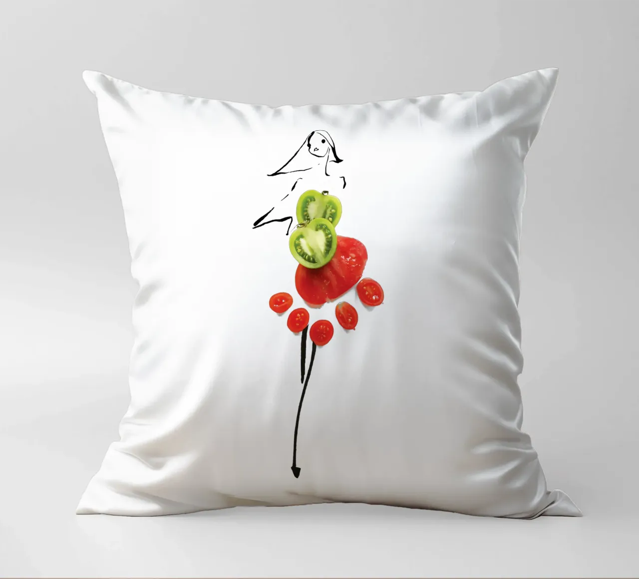 Tomatoes cuscino da Gretchen Roehrs