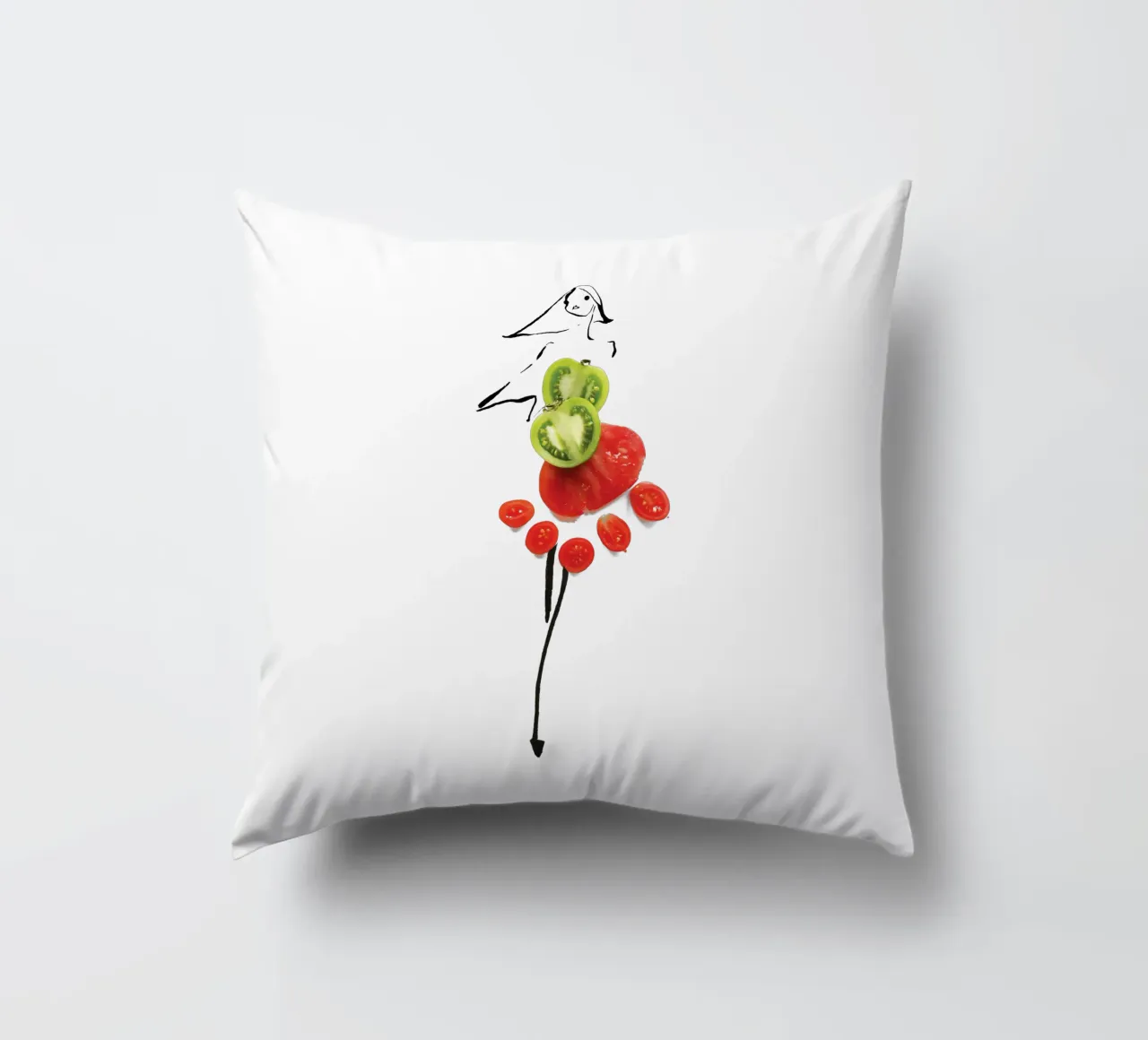 Tomatoes cuscino da Gretchen Roehrs