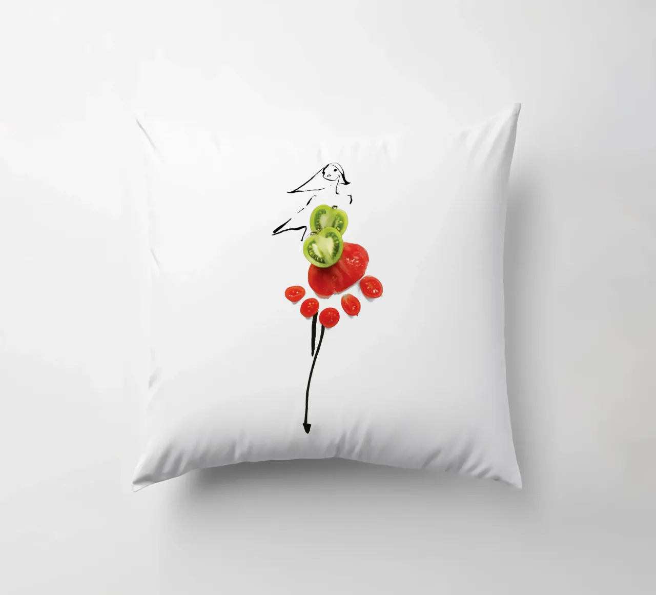 Tomatoes cuscino da Gretchen Roehrs