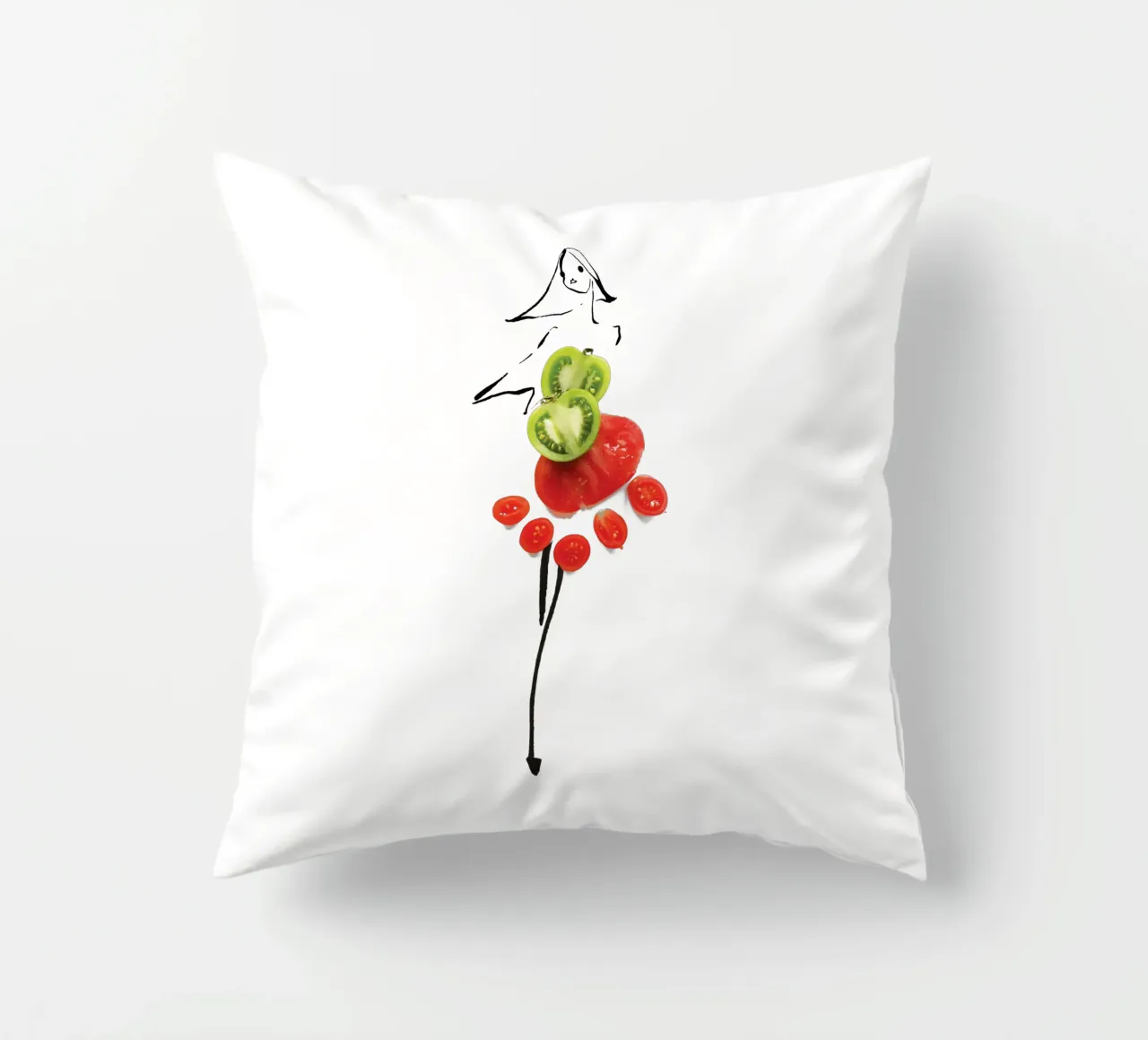 Tomatoes cuscino da Gretchen Roehrs