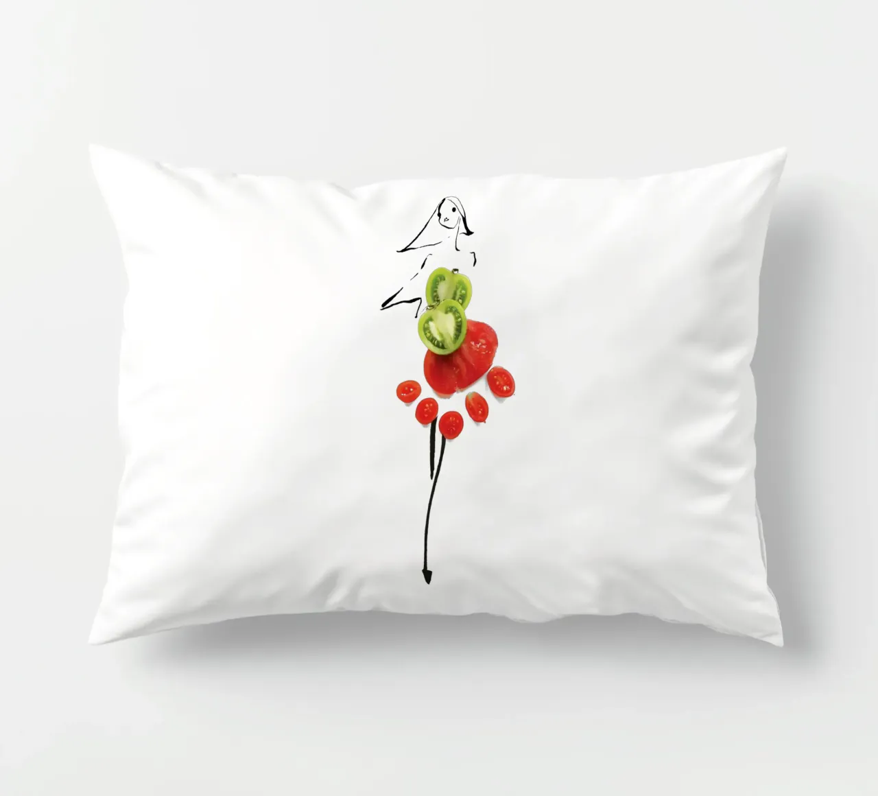 Tomatoes cuscino da Gretchen Roehrs