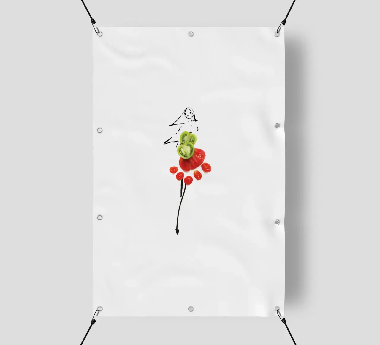 Tomatoes pvc cover by Gretchen Roehrs