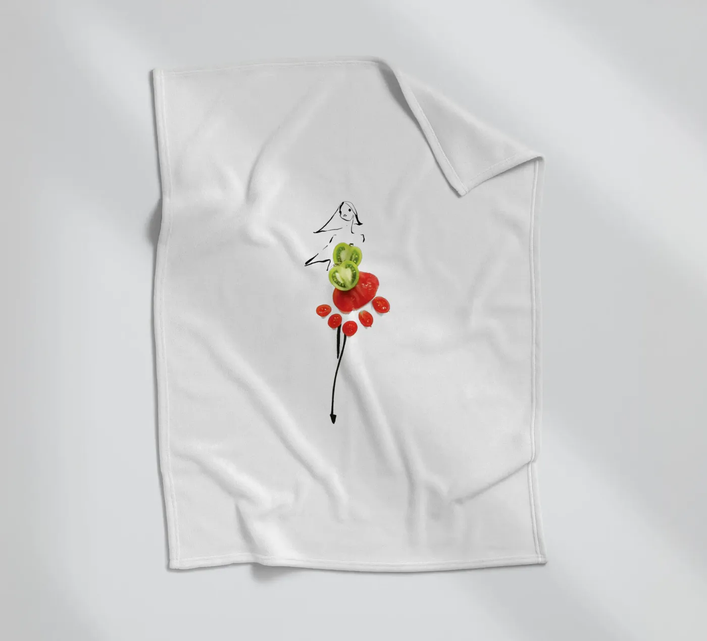 Tomatoes Fleecedecke von Gretchen Roehrs