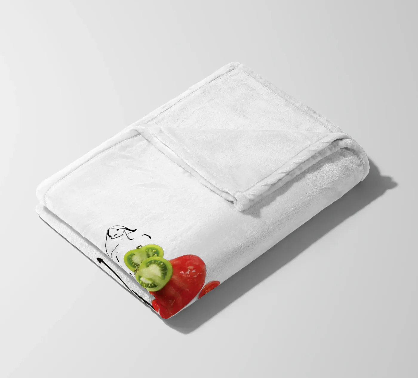 Tomatoes Fleecedecke von Gretchen Roehrs