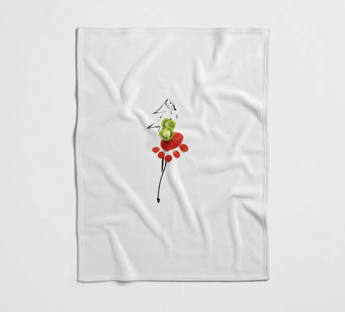 Tomatoes Fleecedecke von Gretchen Roehrs