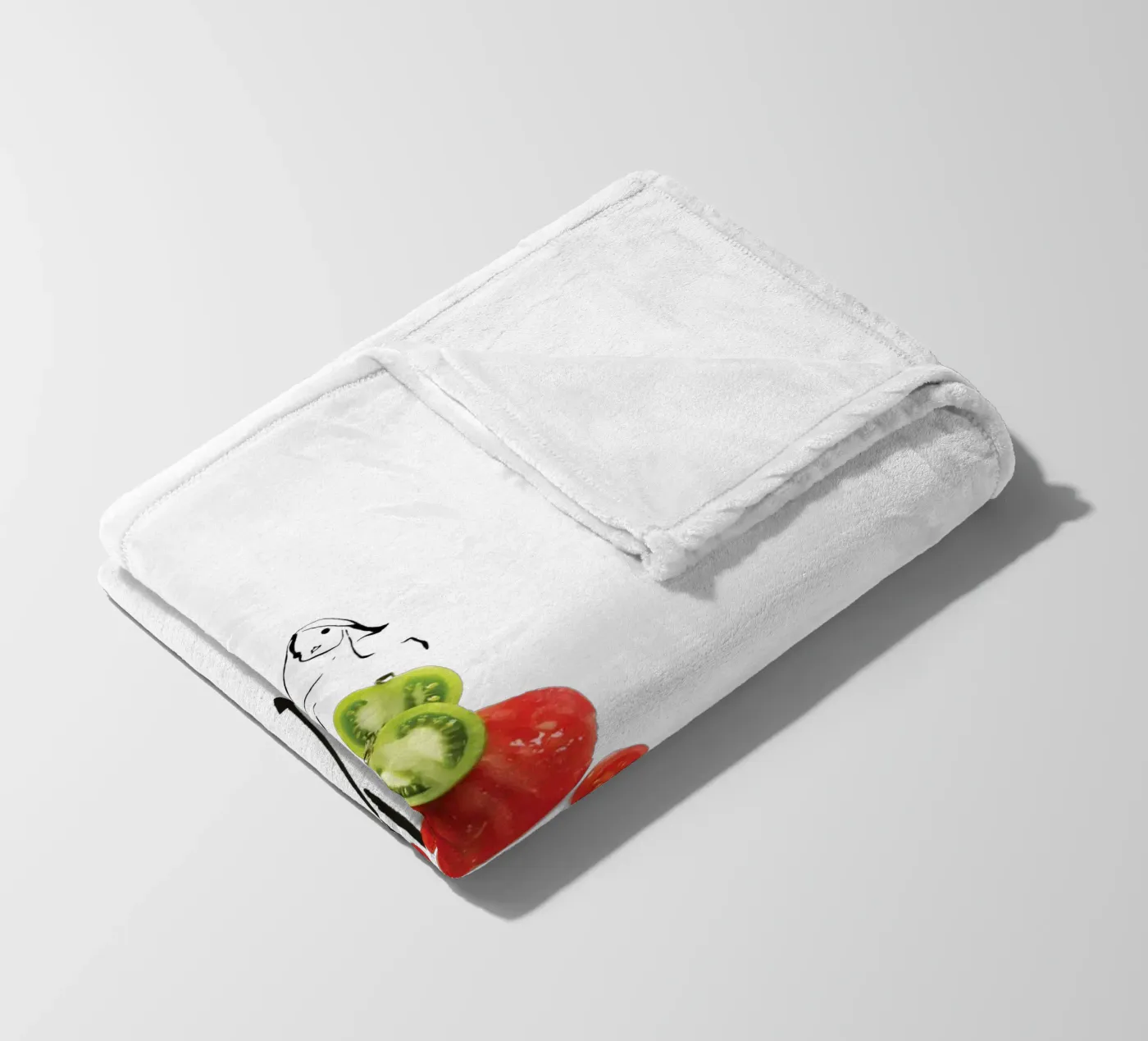 Tomatoes Fleecedecke von Gretchen Roehrs