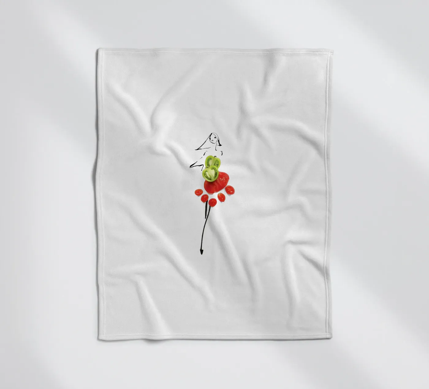 Tomatoes Fleecedecke von Gretchen Roehrs