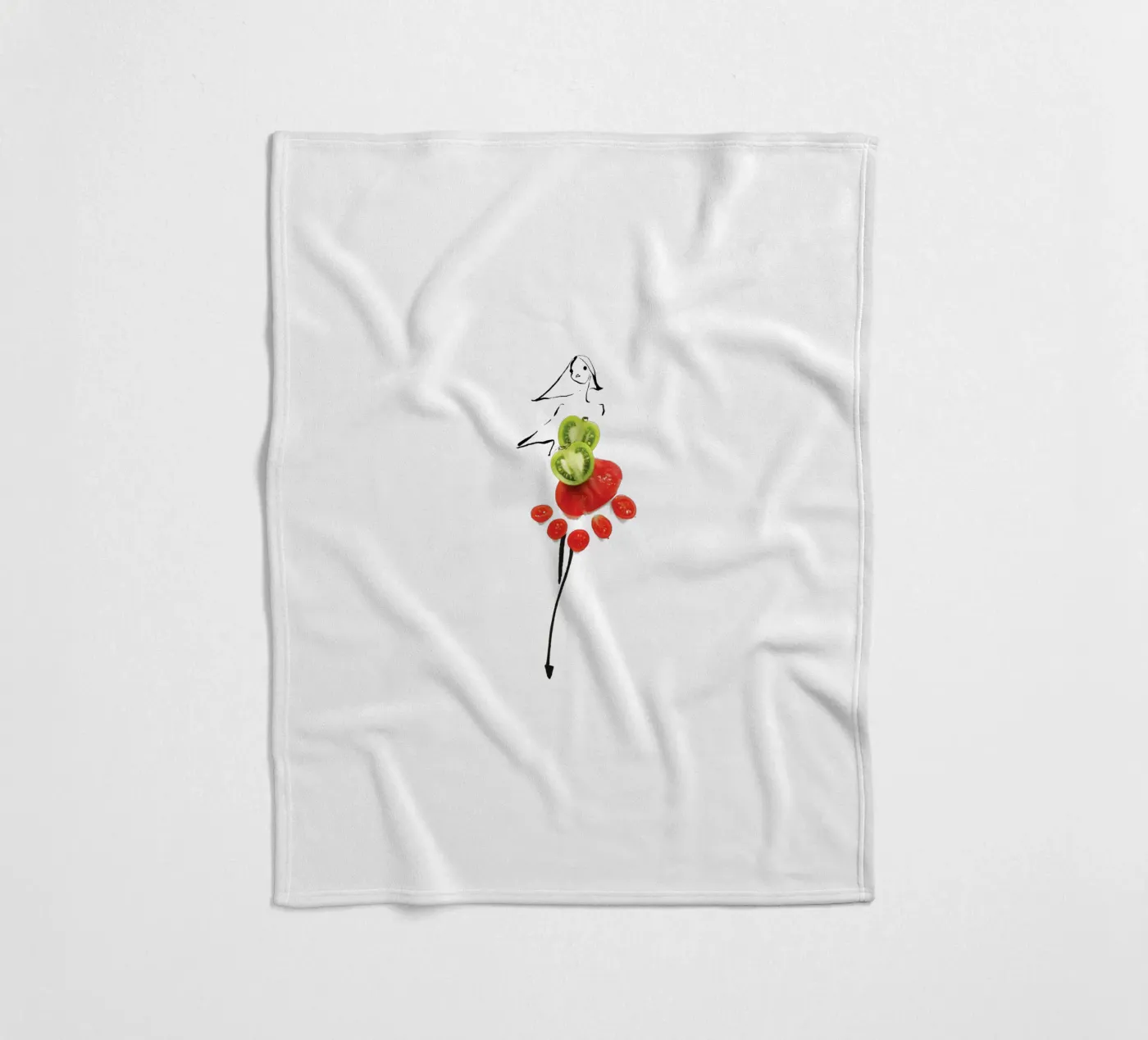 Tomatoes Fleecedecke von Gretchen Roehrs