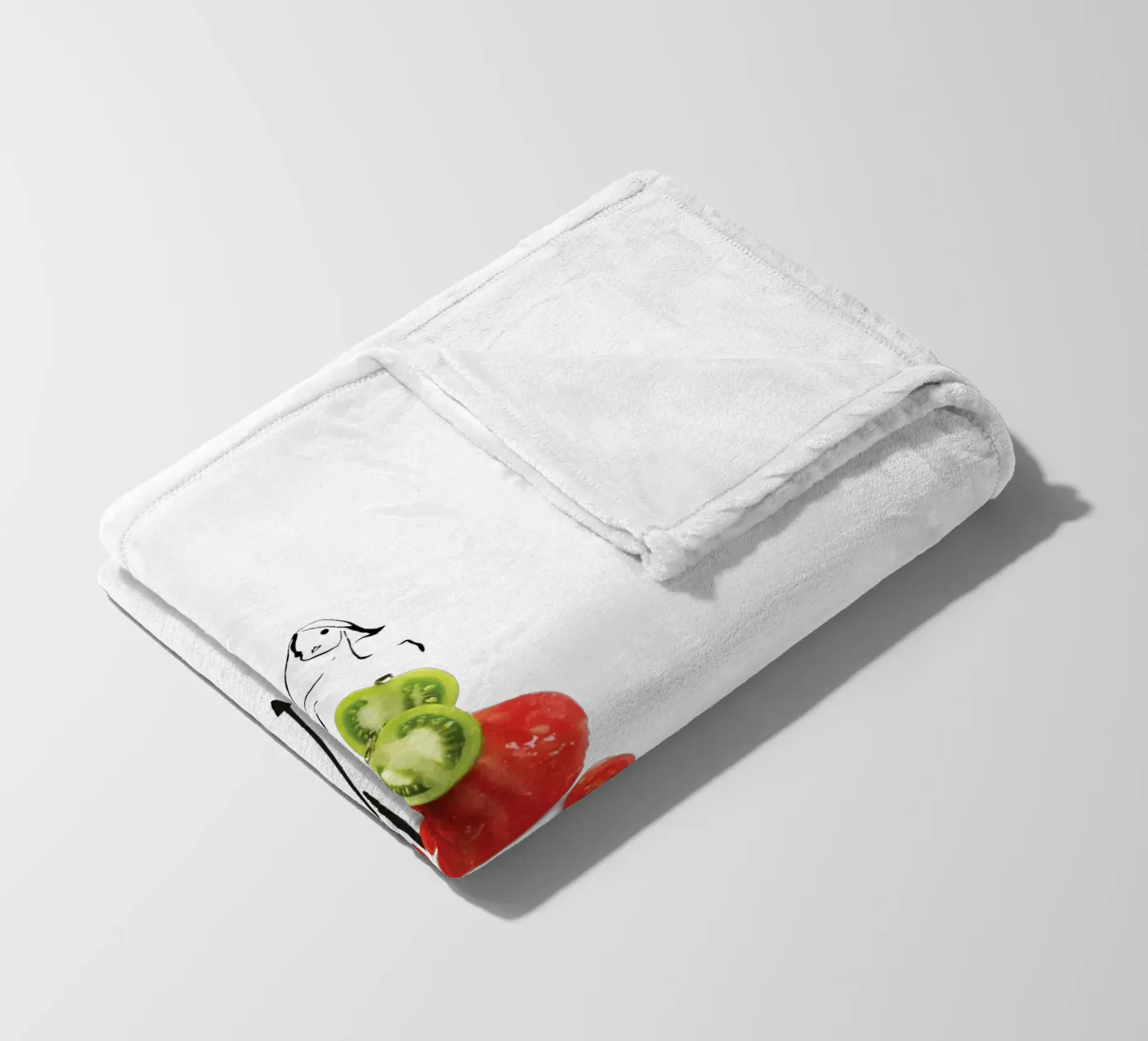 Tomatoes Fleecedecke von Gretchen Roehrs