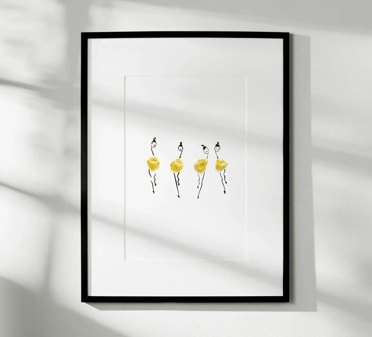 Tortellini poster con telaio in plastica da Gretchen Roehrs