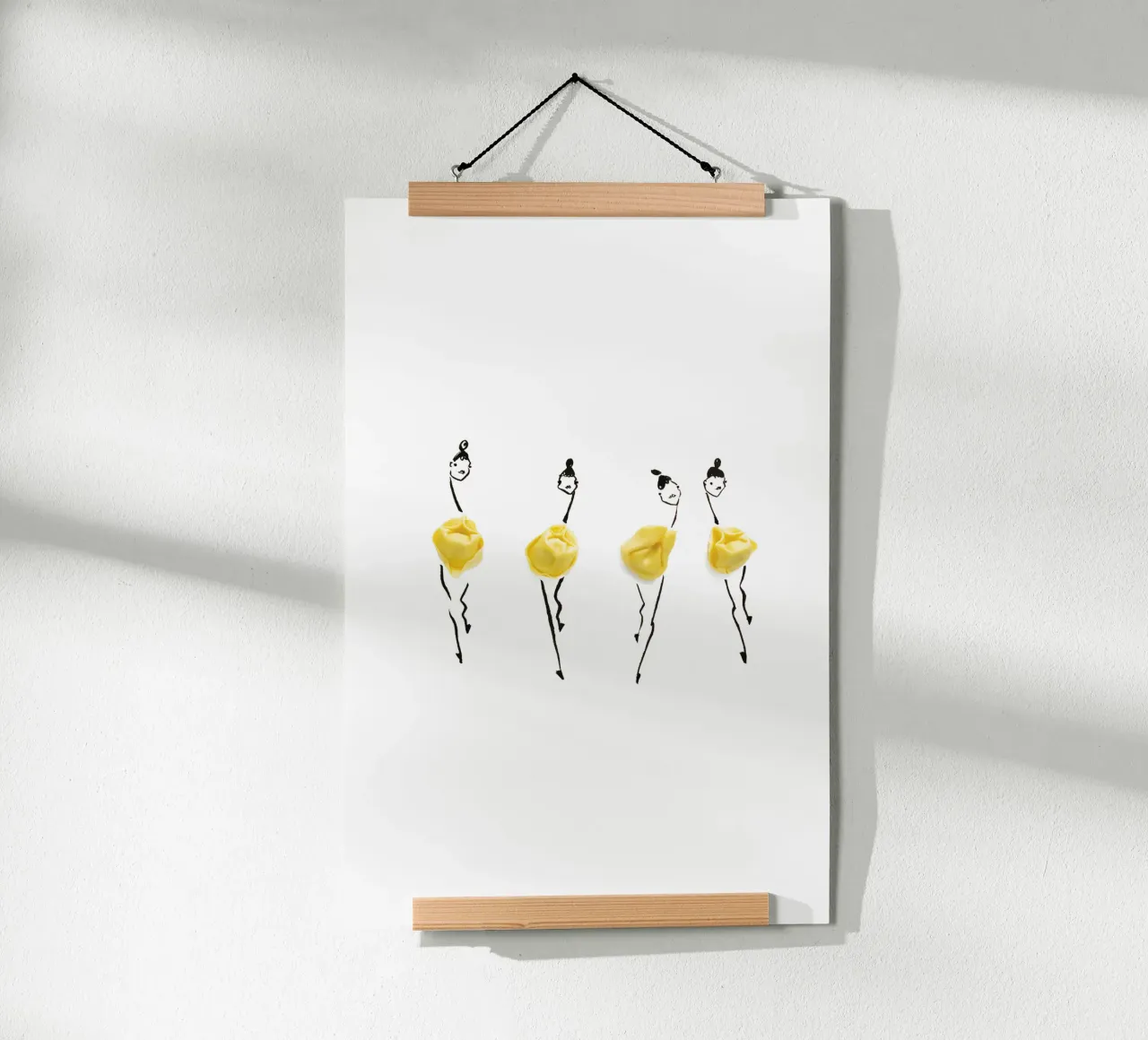 Tortellini poster con telaio in plastica da Gretchen Roehrs