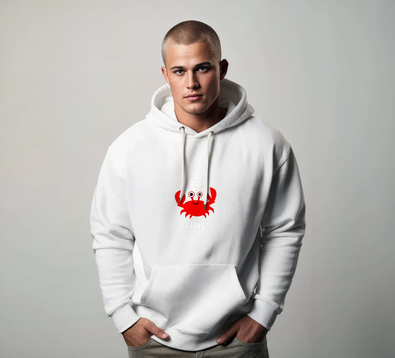 Crab this felpa con cappuccio da baobabprintstore