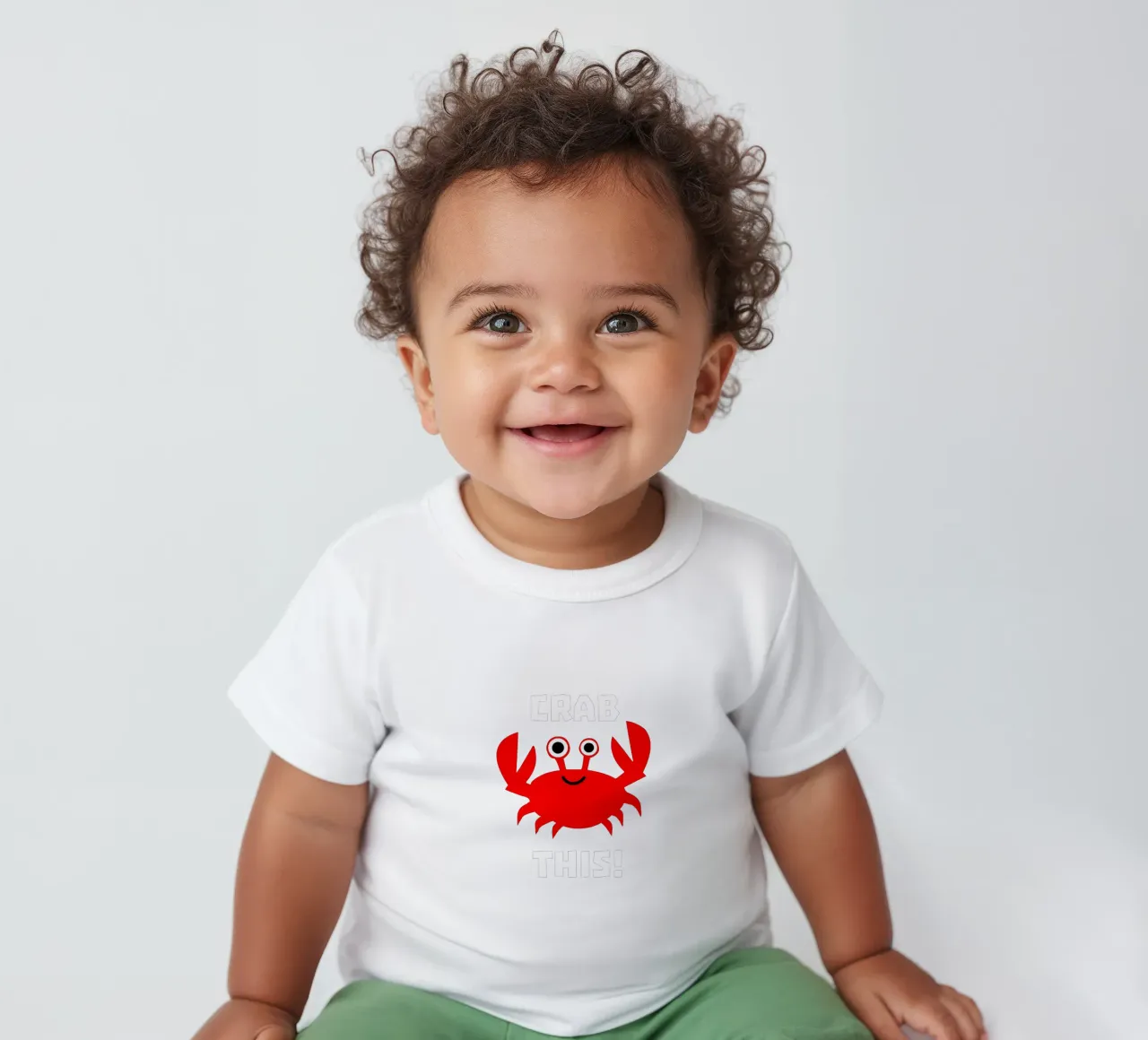 Crab this maglietta neonato da baobabprintstore