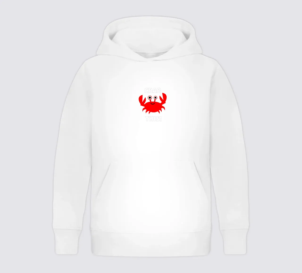Crab this felpa bambino con cappuccio da baobabprintstore