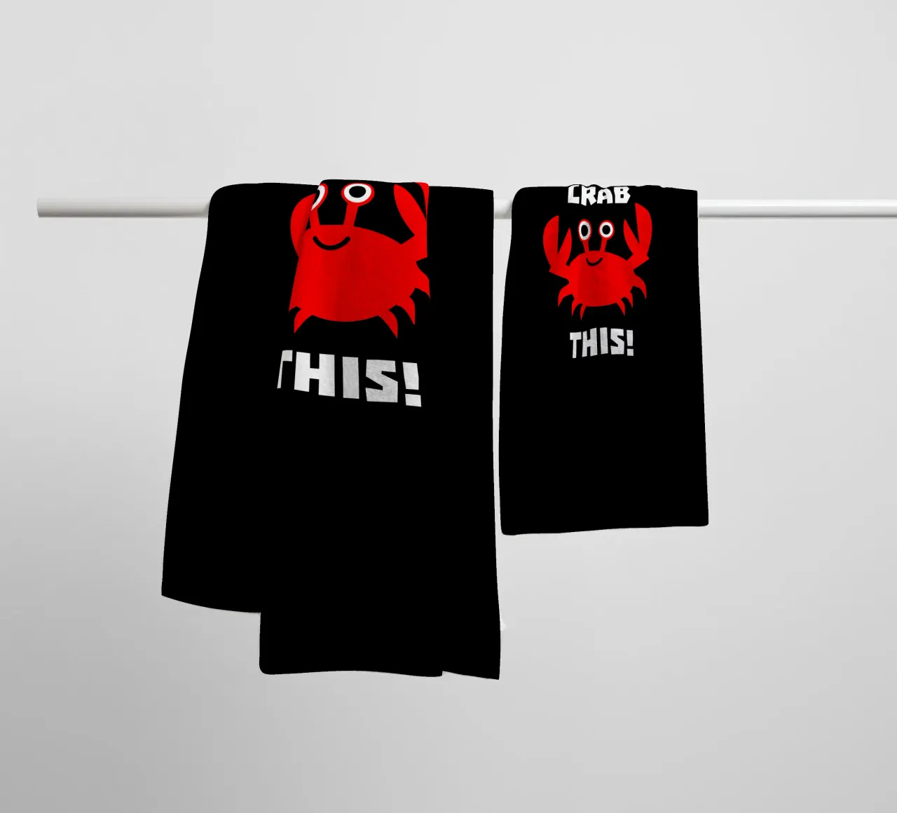 Crab this asciugamano da bagno da baobabprintstore