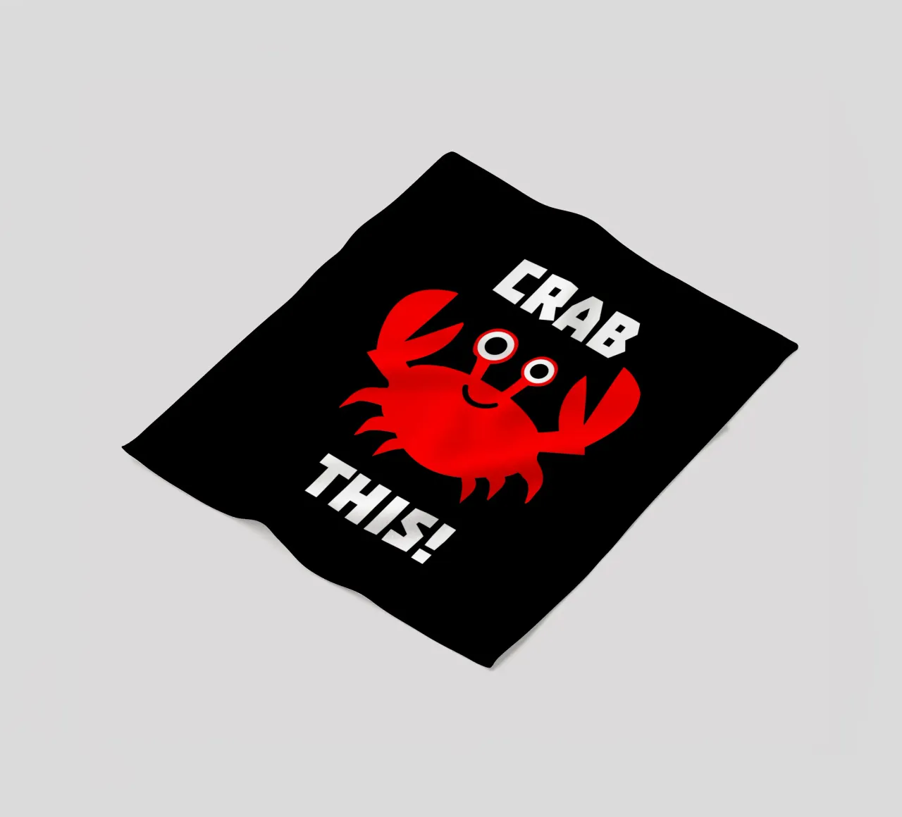 Crab this coperta in pile da baobabprintstore