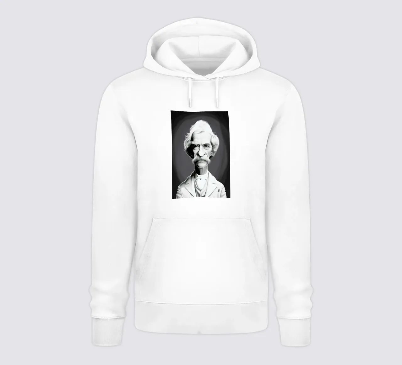 Mark Twain felpa con cappuccio da Rob Art | Illustration