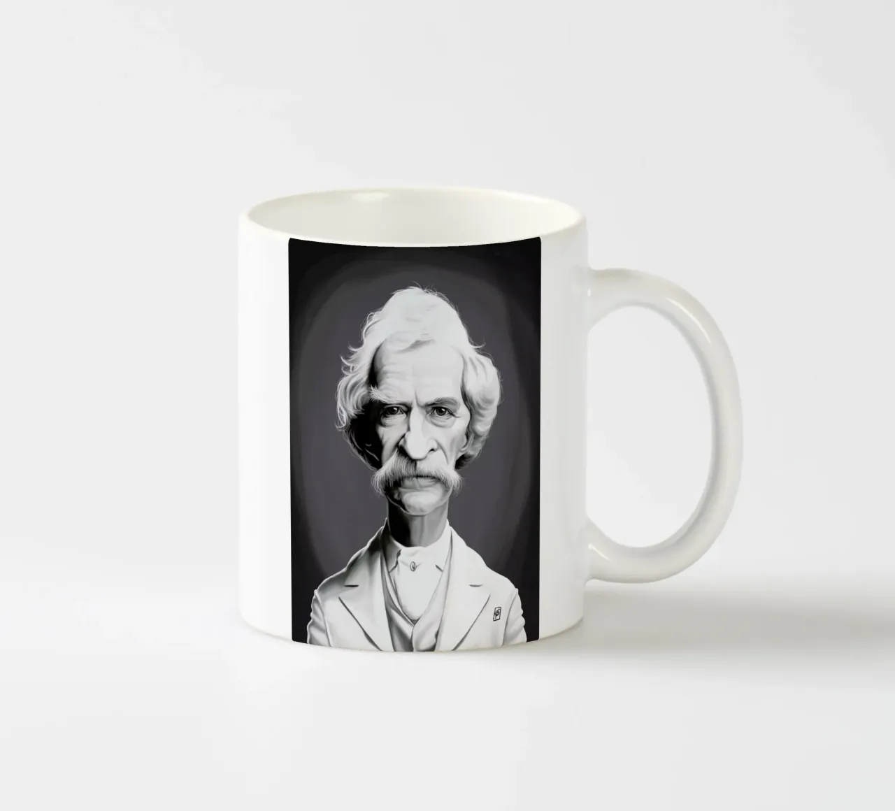 Mark Twain tazza in ceramica da Rob Art | Illustration