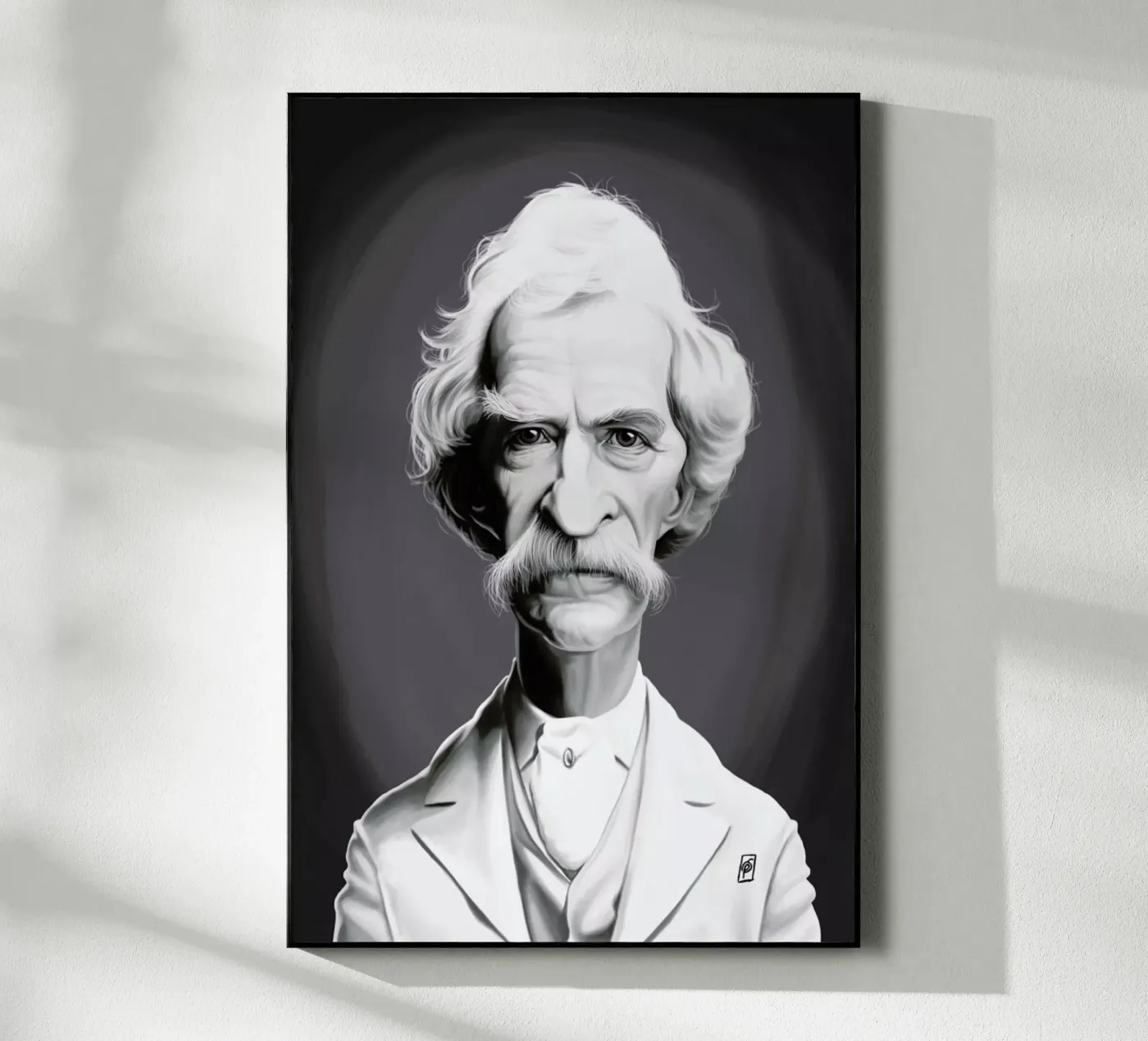 Mark Twain Acryl-Glas von Rob Art | Illustration