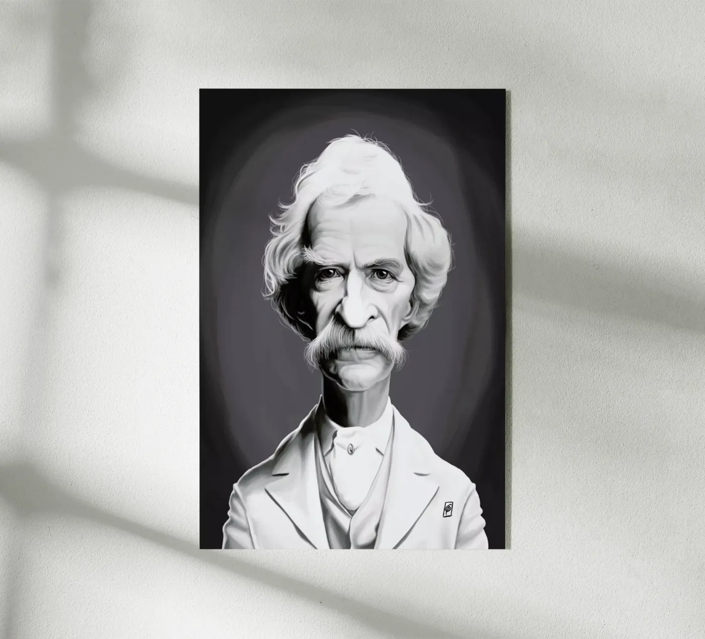 Mark Twain Acryl-Glas von Rob Art | Illustration