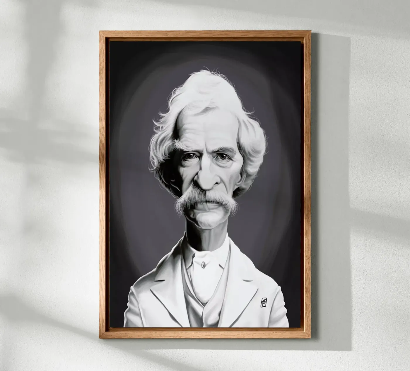 Mark Twain forex plate by Rob Art | Illustration