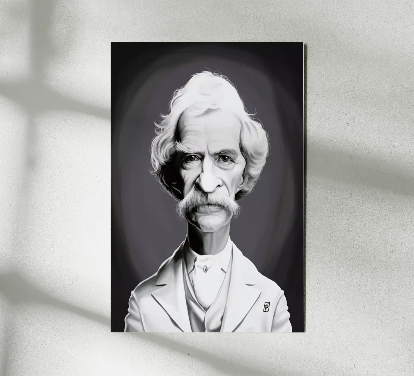 Mark Twain forex plate by Rob Art | Illustration