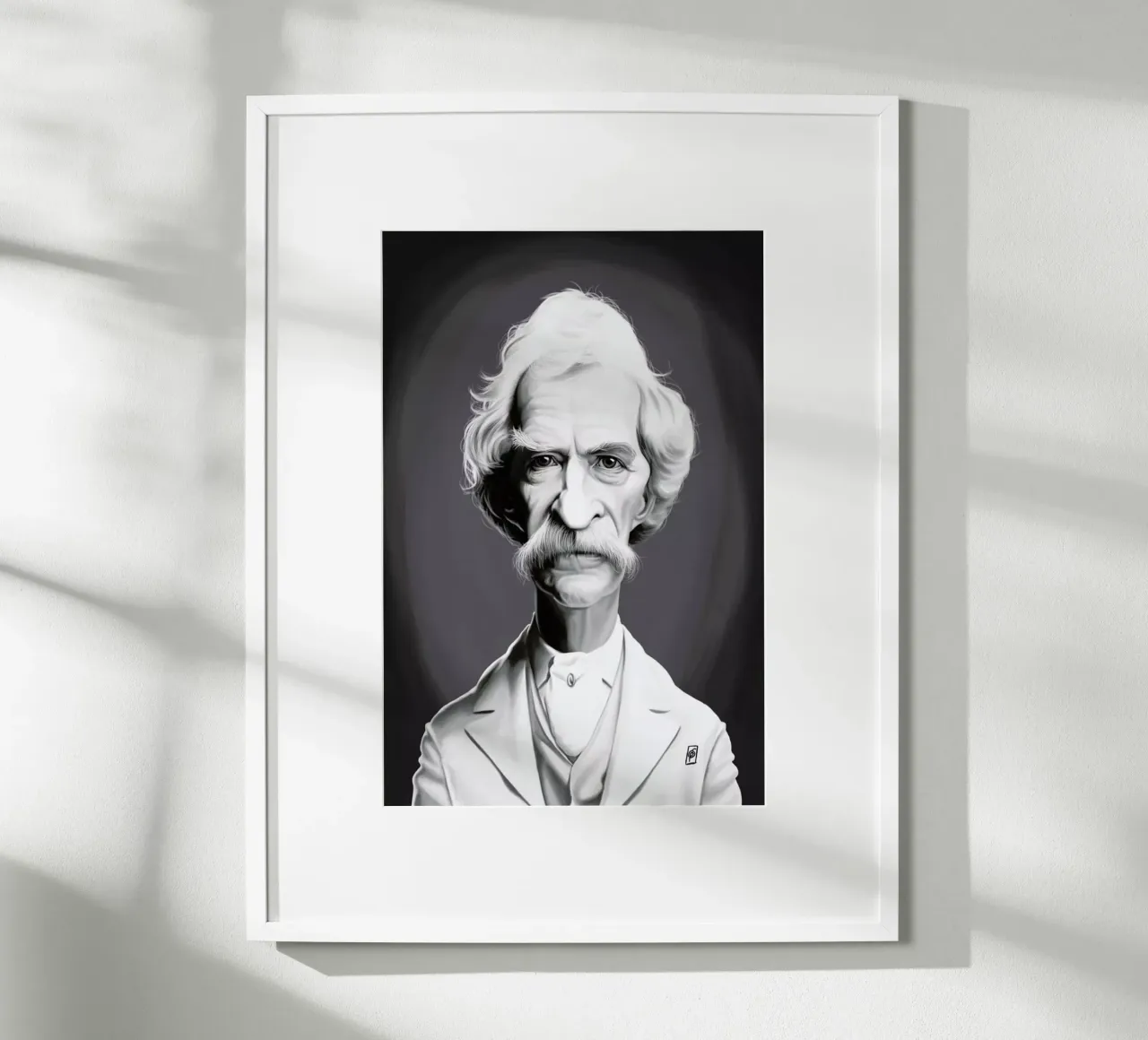 Mark Twain carta hahnemühle da Rob Art | Illustration