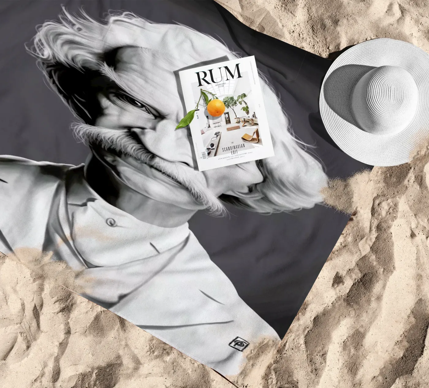 Mark Twain telo mare da Rob Art | Illustration