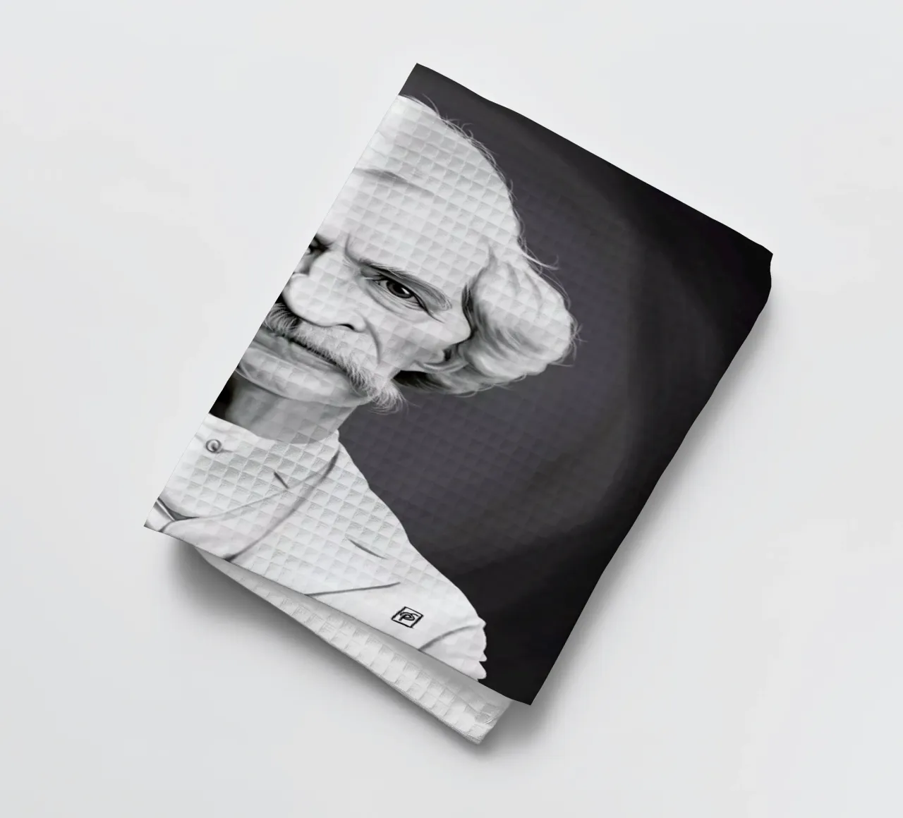 Mark Twain canovaccio da cucina da Rob Art | Illustration