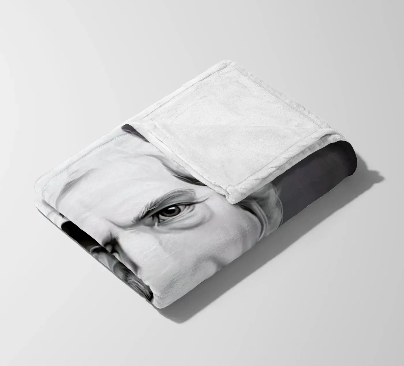 Mark Twain Fleecedecke von Rob Art | Illustration