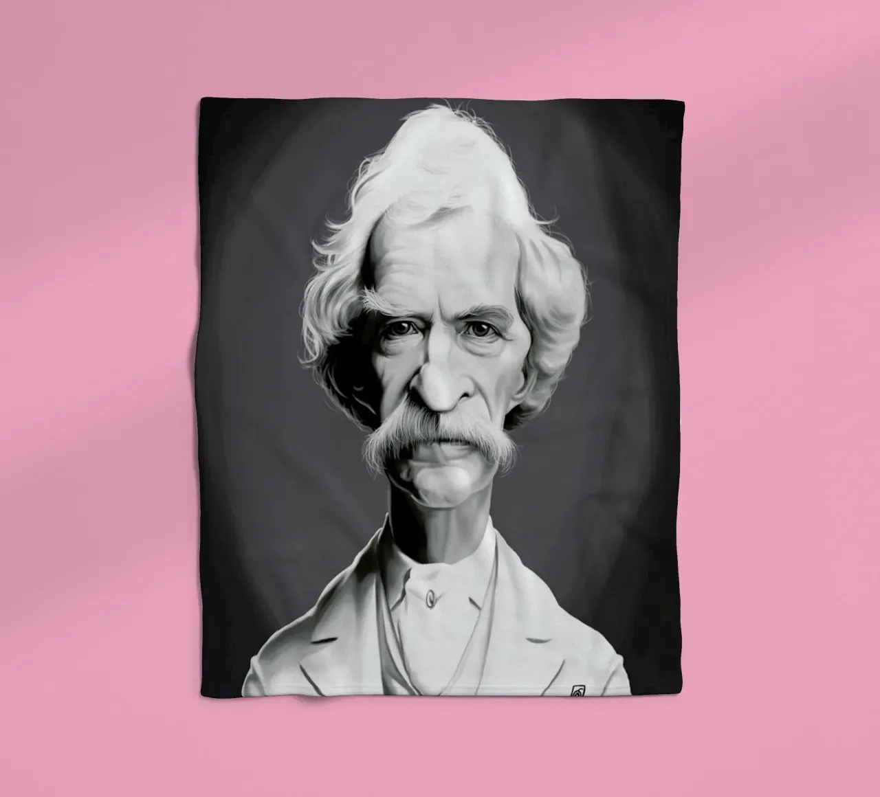 Mark Twain coperta in pile da Rob Art | Illustration
