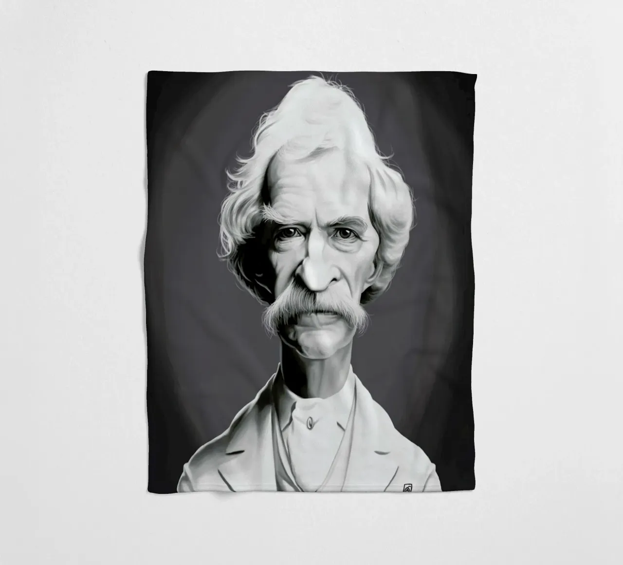 Mark Twain coperta in pile da Rob Art | Illustration