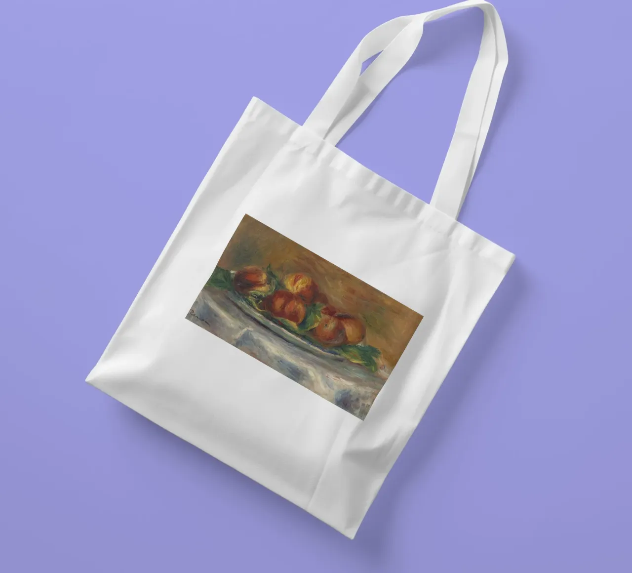 Pierre-Auguste Renoir - Pesche nel piatto borsa in juta da Timeless Artworks