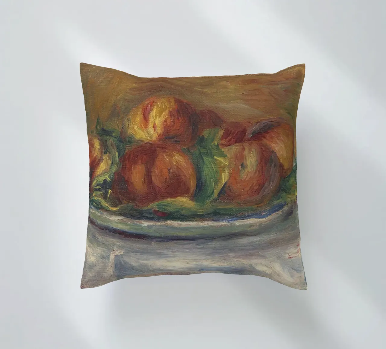 Pierre-Auguste Renoir - Pesche nel piatto cuscino da Timeless Artworks