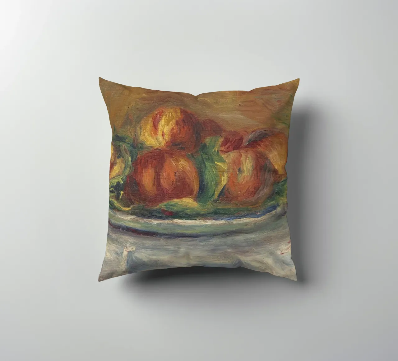 Pierre-Auguste Renoir - Pesche nel piatto cuscino da Timeless Artworks