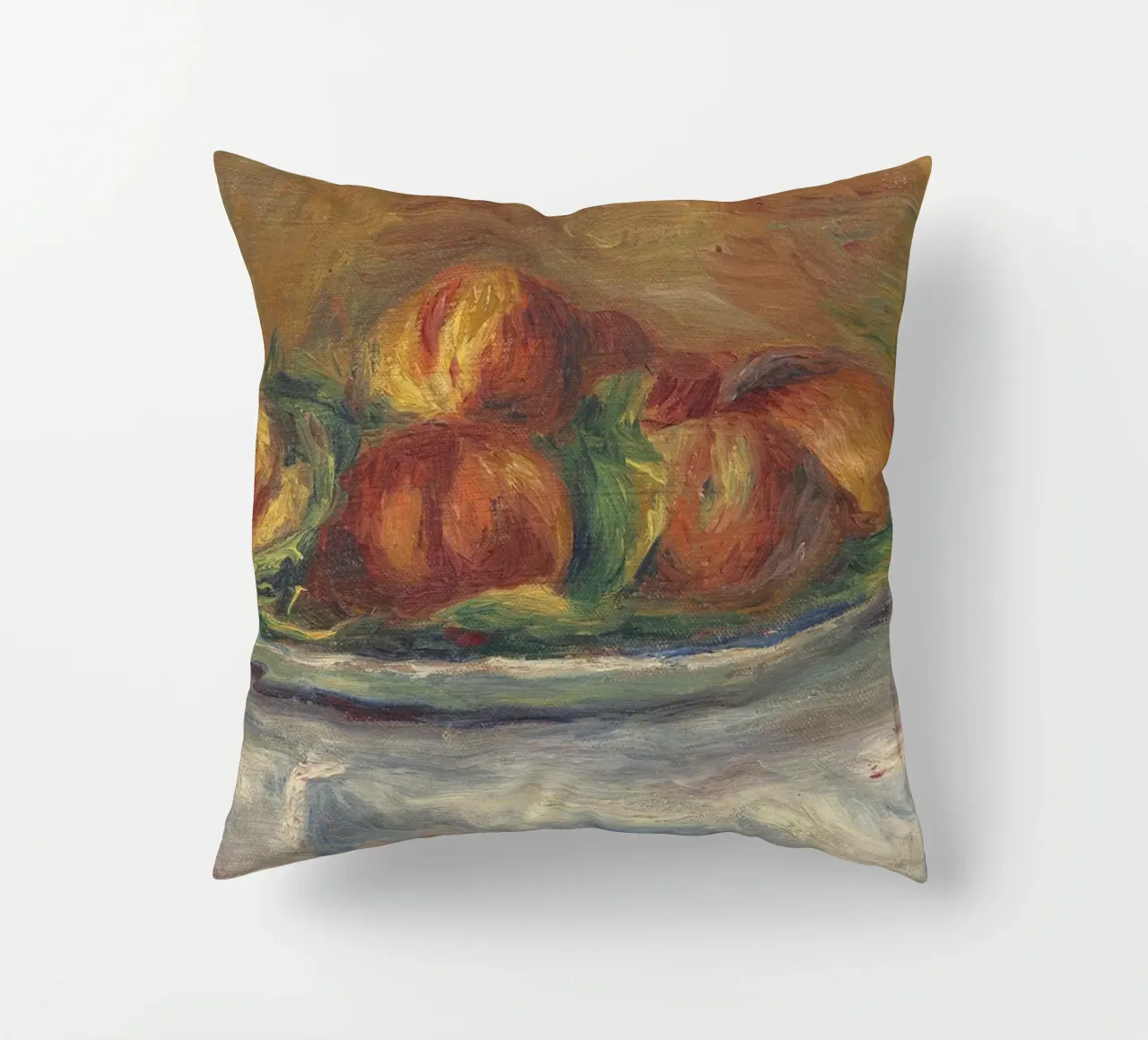 Pierre-Auguste Renoir - Pesche nel piatto cuscino da Timeless Artworks