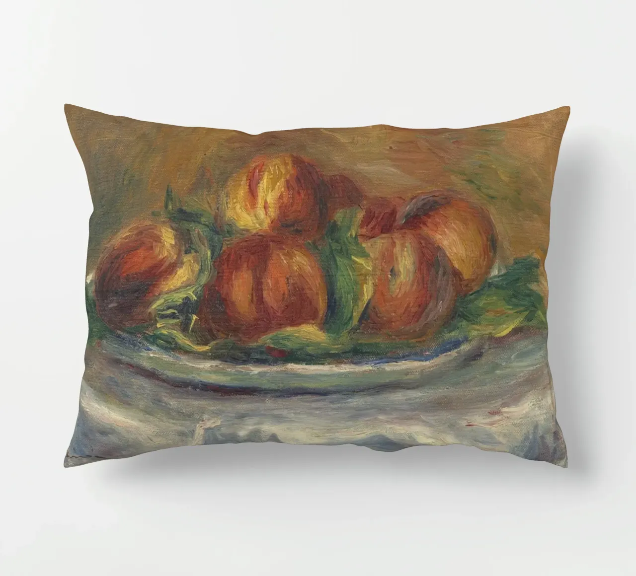 Pierre-Auguste Renoir - Pesche nel piatto cuscino da Timeless Artworks