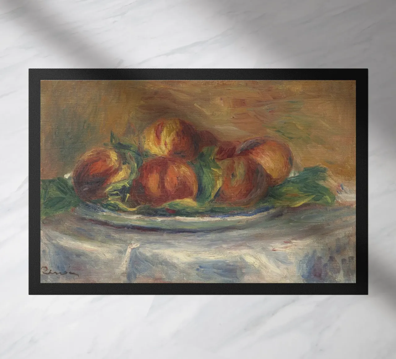 Pierre-Auguste Renoir - Pesche nel piatto zerbino da Timeless Artworks