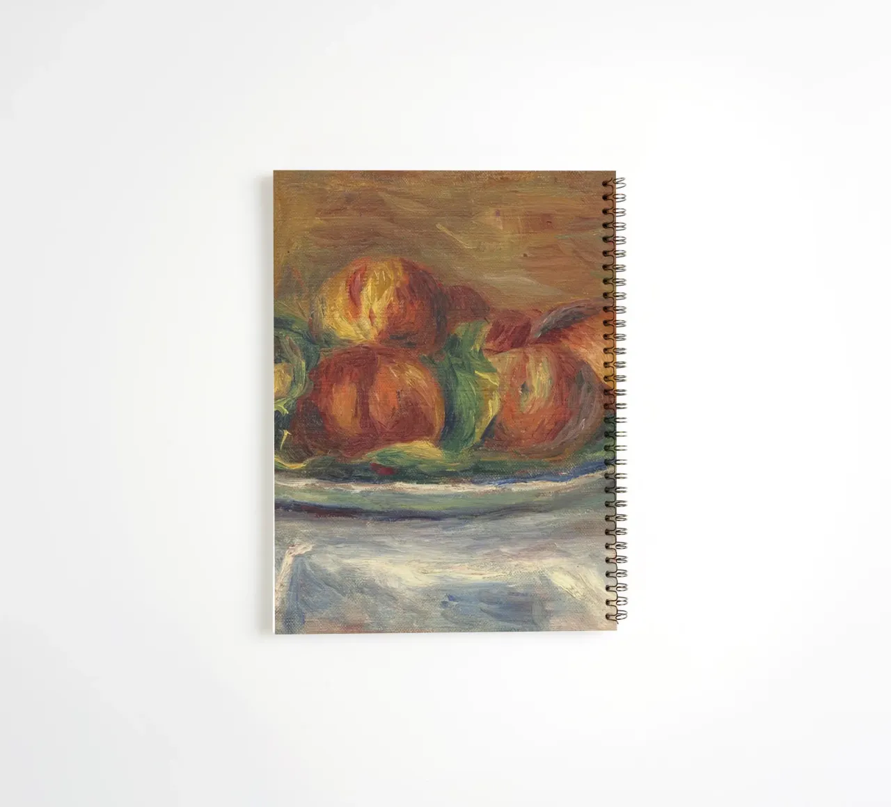 Pierre-Auguste Renoir - Pfirsiche auf einem Teller Ringbuch von Timeless Artworks