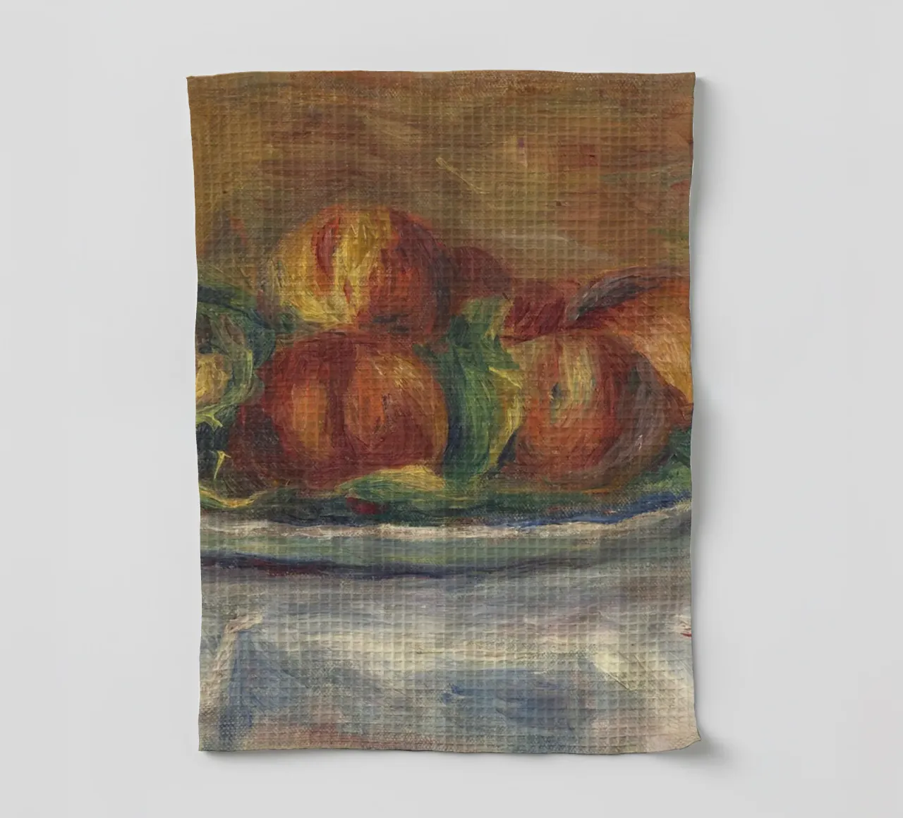 Pierre-Auguste Renoir - Pesche nel piatto canovaccio da cucina da Timeless Artworks