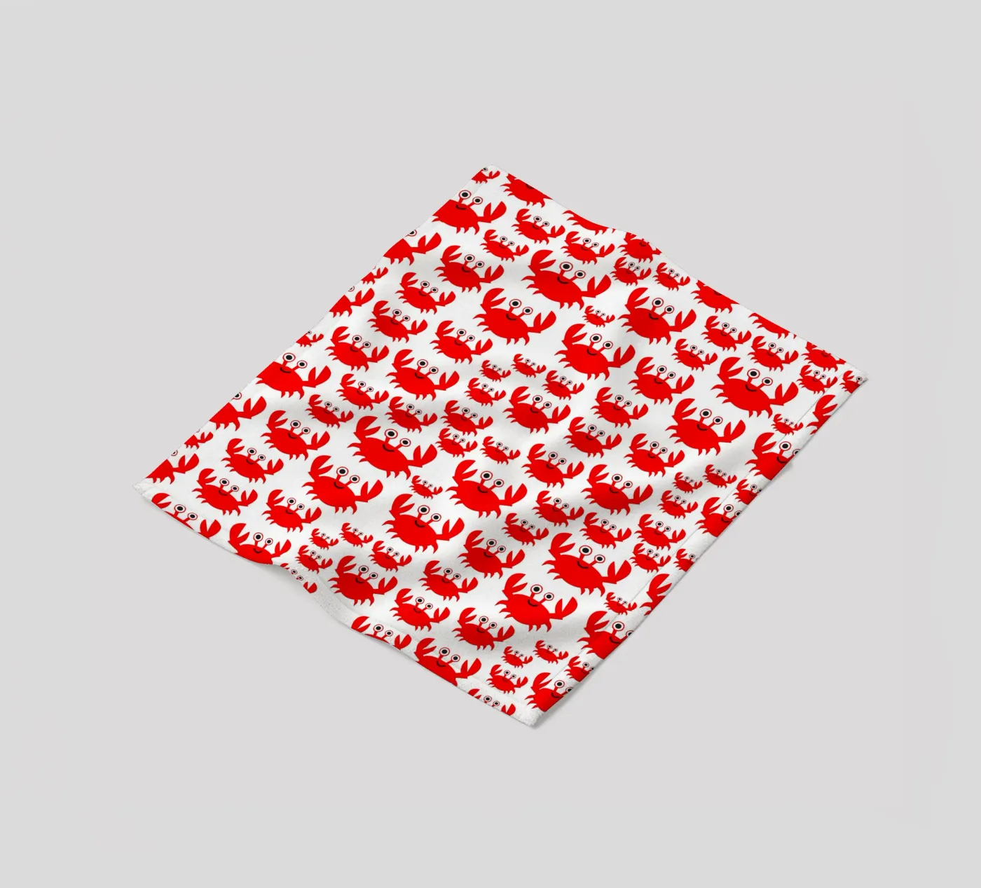 crab pattern Fleecedecke von baobabprintstore