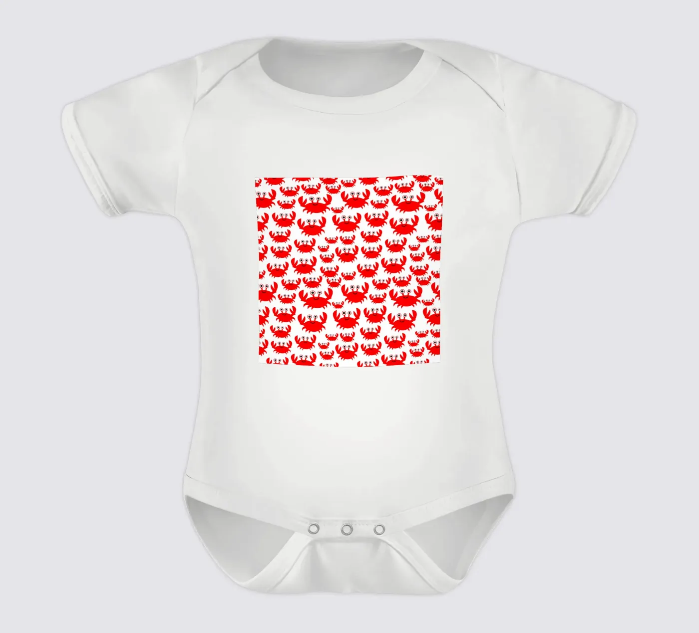 crab pattern body bébé de baobabprintstore