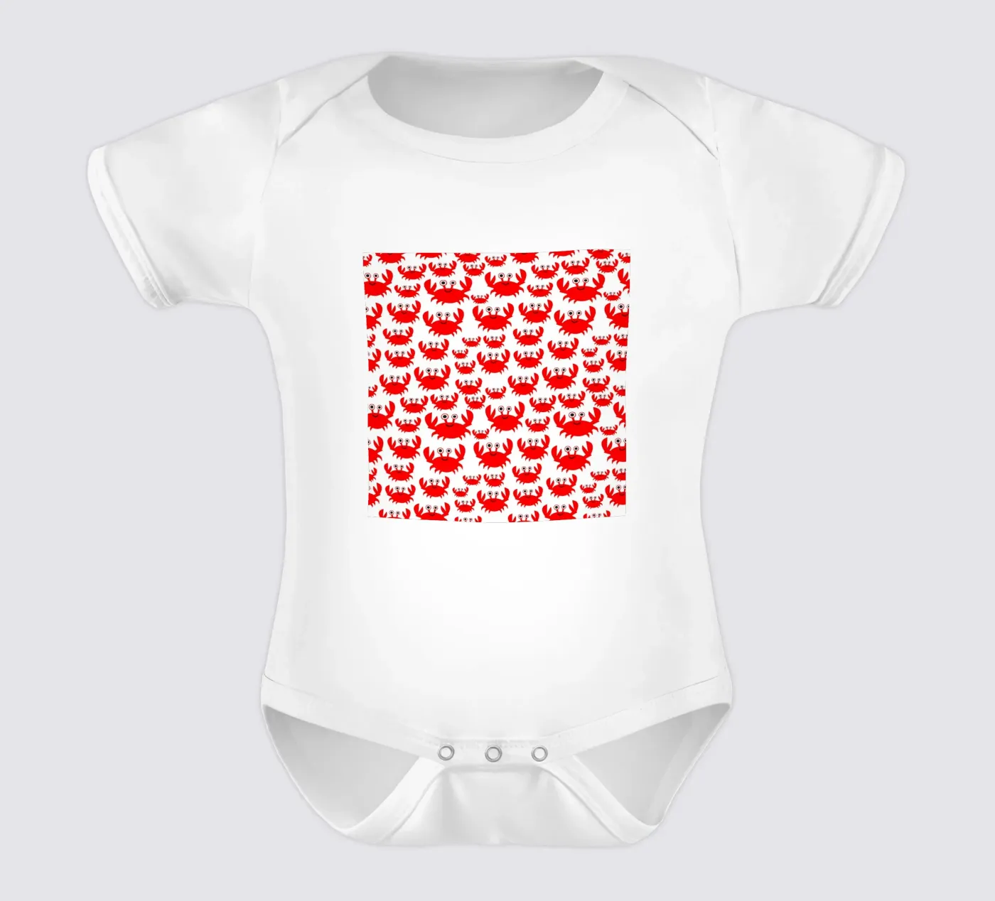 crab pattern body bébé de baobabprintstore